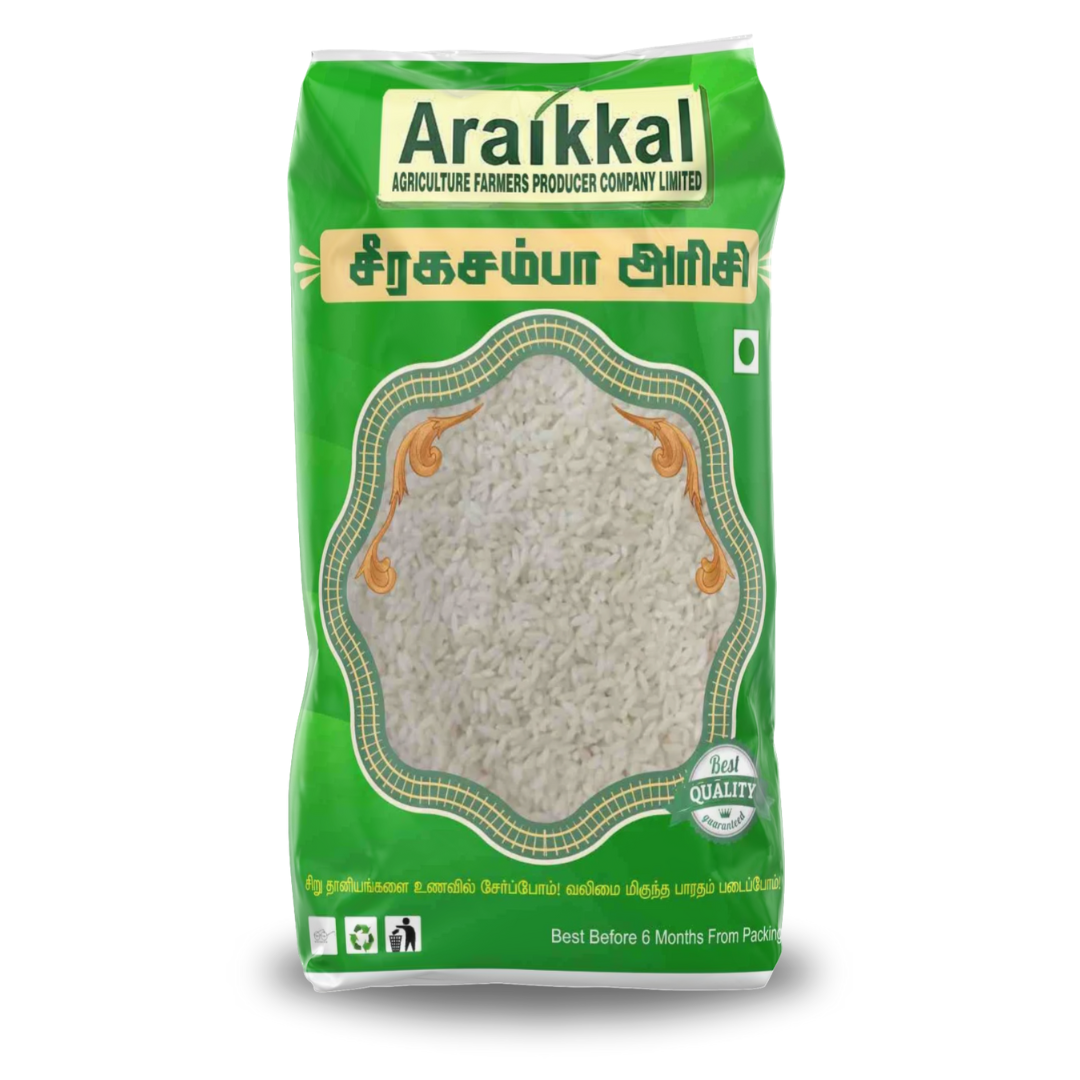 Seeraga Samba Rice 500g சீரக சம்பா அரிசி