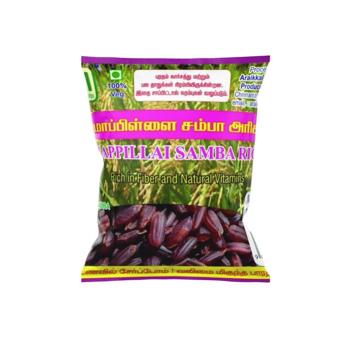 Maappillai Samba Rice 500g மாப்பிள்ளைச் சம்பா அரிசி
