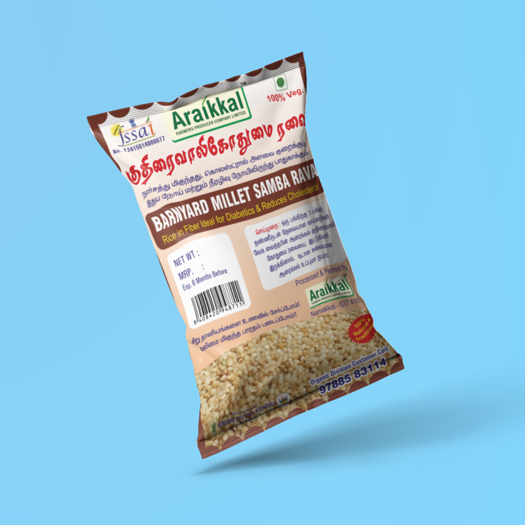 Kuthiraivali Kothumai Rava 500g குதிரைவாலி கோதுமை ரவை