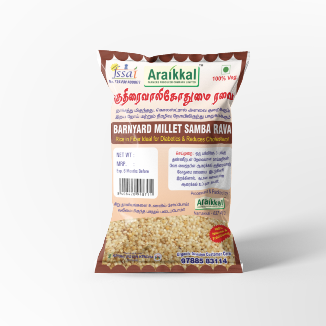 Kuthiraivali Kothumai Rava 500g குதிரைவாலி கோதுமை ரவை