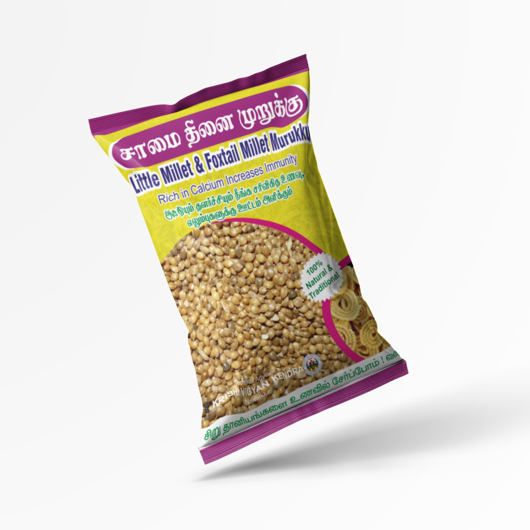 Little,Foxtail Millet Murukku 100g | சாமை திணை முறுக்கு