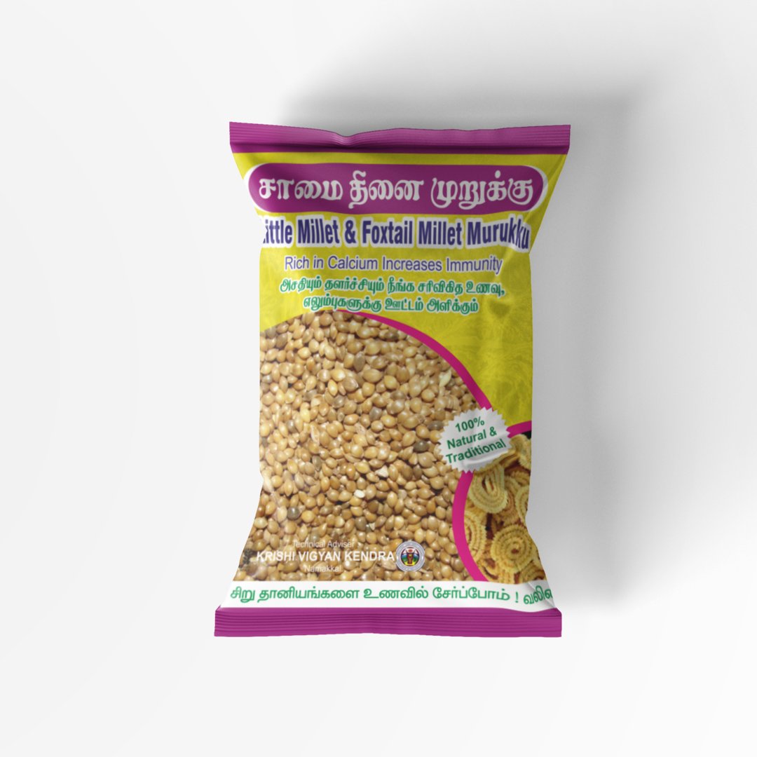 Little,Foxtail Millet Murukku 100g | சாமை திணை முறுக்கு